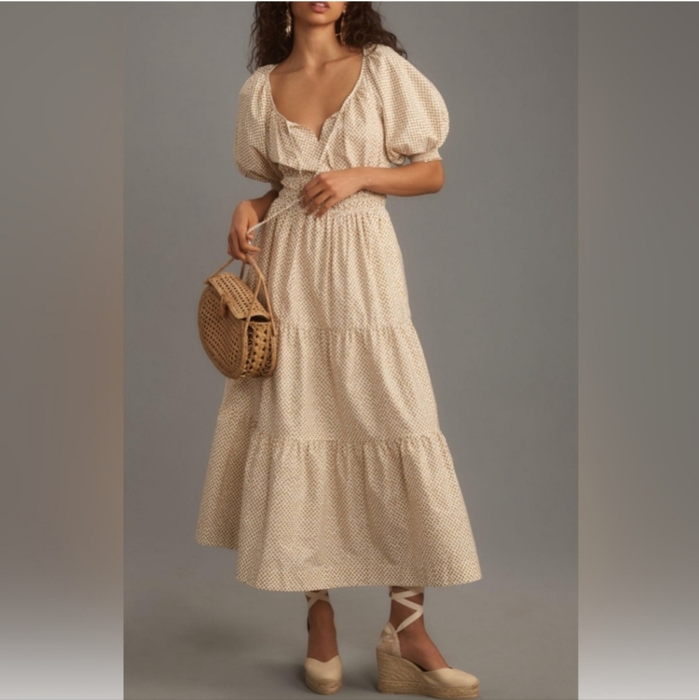 Anthropologie Somerset Maxi Dress: Puff Sleeve Edition